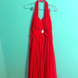 Red dress